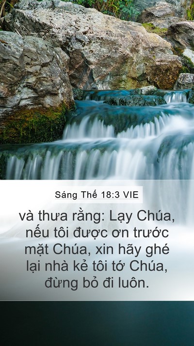 Sáng Thế 18:3 VIE Bible Verse Image