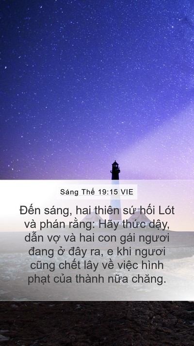 Sáng Thế 19:15 VIE Bible Verse Image