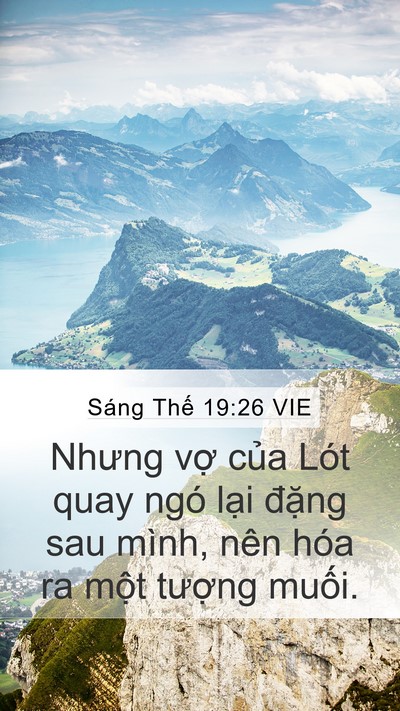 Sáng Thế 19:26 VIE Bible Verse Image