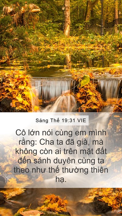 Sáng Thế 19:31 VIE Bible Verse Image