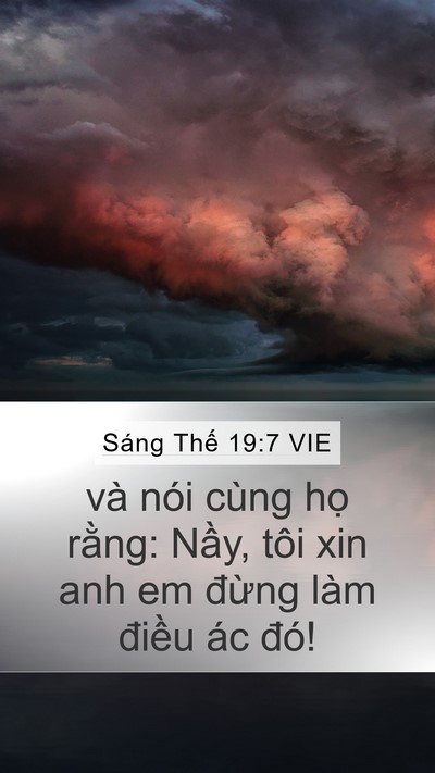 Sáng Thế 19:7 VIE Bible Verse Image