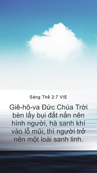 Sáng Thế 2:7 VIE Bible Verse Image