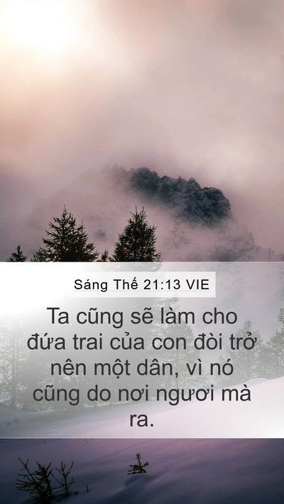 Sáng Thế 21:13 VIE Bible Verse Image
