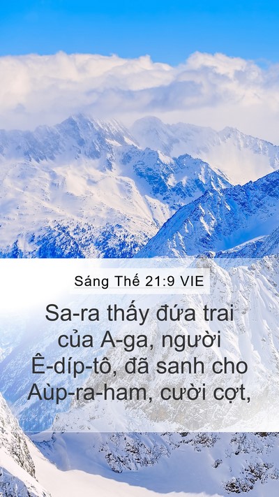 Sáng Thế 21:9 VIE Bible Verse Image