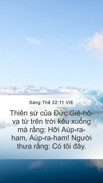 Sáng Thế 22:11 VIE Bible Verse Image