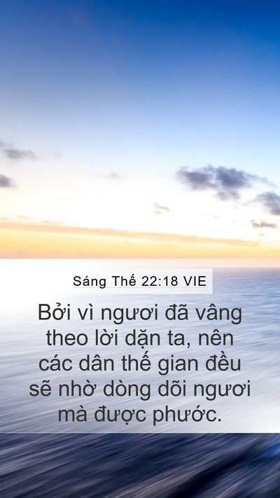 Sáng Thế 22:18 VIE Bible Verse Image