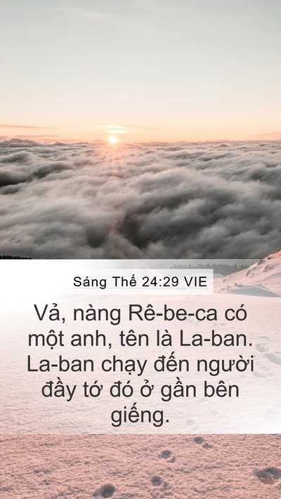 Sáng Thế 24:29 VIE Bible Verse Image