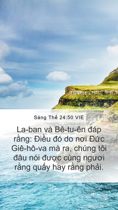 Sáng Thế 24:50 VIE Bible Verse Image