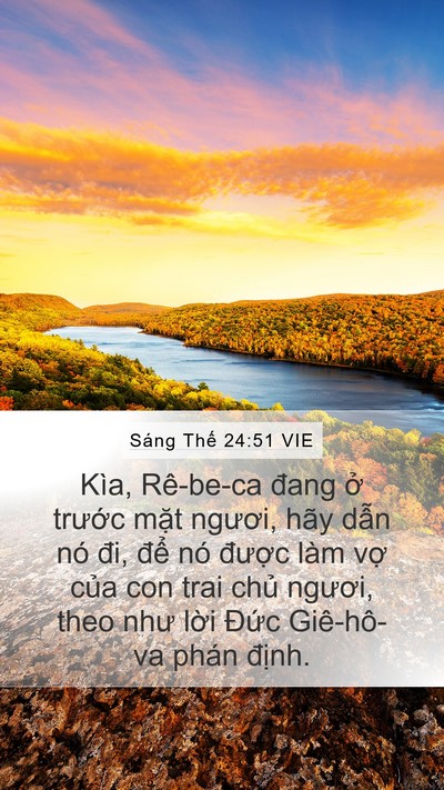 Sáng Thế 24:51 VIE Bible Verse Image