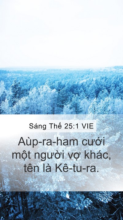 Sáng Thế 25:1 VIE Bible Verse Image