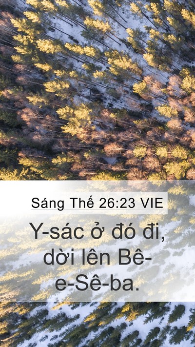 Sáng Thế 26:23 VIE Bible Verse Image