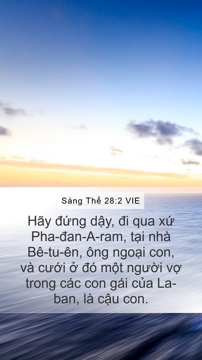 Sáng Thế 28:2 VIE Bible Verse Image