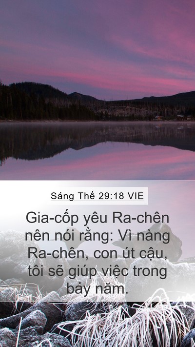 Sáng Thế 29:18 VIE Bible Verse Image