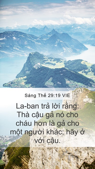 Sáng Thế 29:19 VIE Bible Verse Image