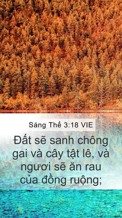 Sáng Thế 3:18 VIE Bible Verse Image