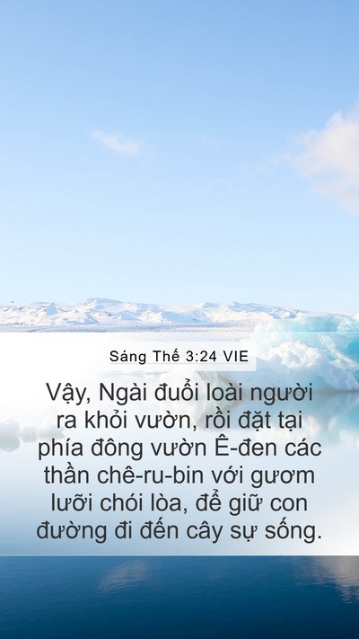 Sáng Thế 3:24 VIE Bible Verse Image