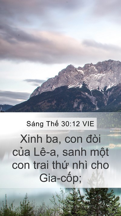 Sáng Thế 30:12 VIE Bible Verse Image