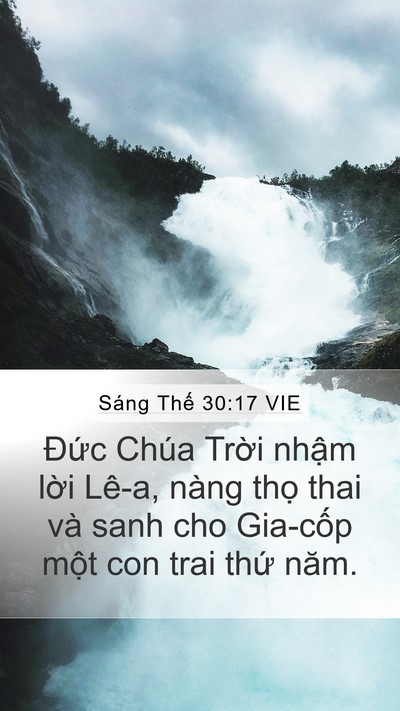 Sáng Thế 30:17 VIE Bible Verse Image