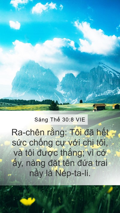 Sáng Thế 30:8 VIE Bible Verse Image