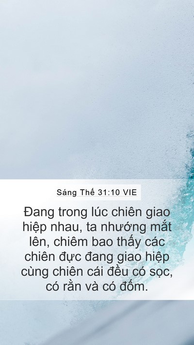 Sáng Thế 31:10 VIE Bible Verse Image