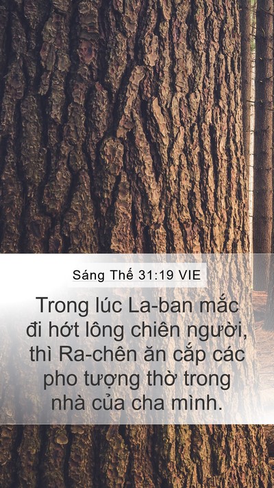 Sáng Thế 31:19 VIE Bible Verse Image