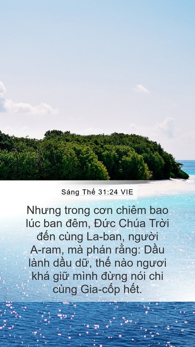 Sáng Thế 31:24 VIE Bible Verse Image