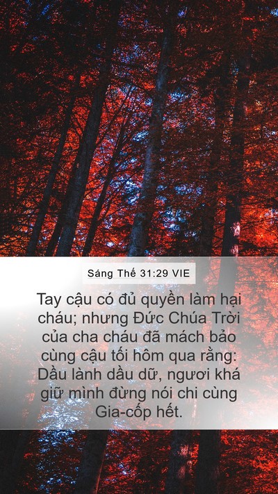 Sáng Thế 31:29 VIE Bible Verse Image