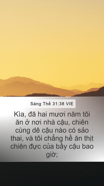 Sáng Thế 31:38 VIE Bible Verse Image