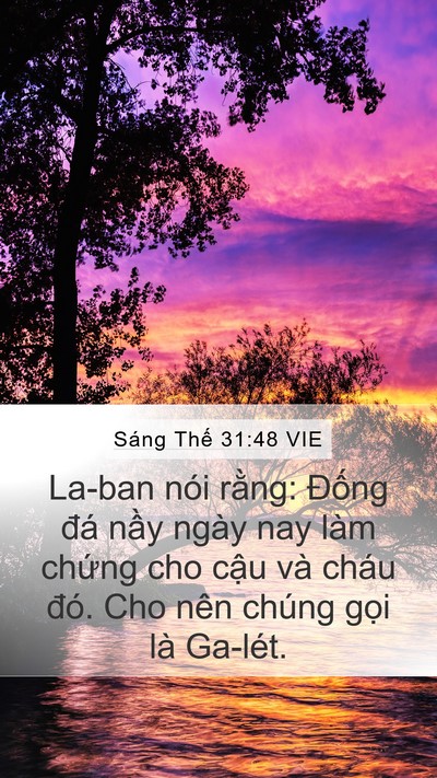 Sáng Thế 31:48 VIE Bible Verse Image