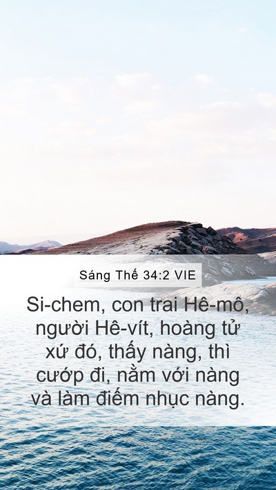 Sáng Thế 34:2 VIE Bible Verse Image