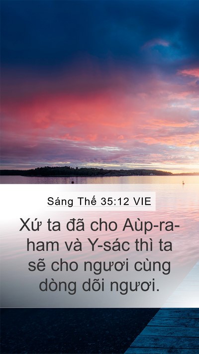 Sáng Thế 35:12 VIE Bible Verse Image