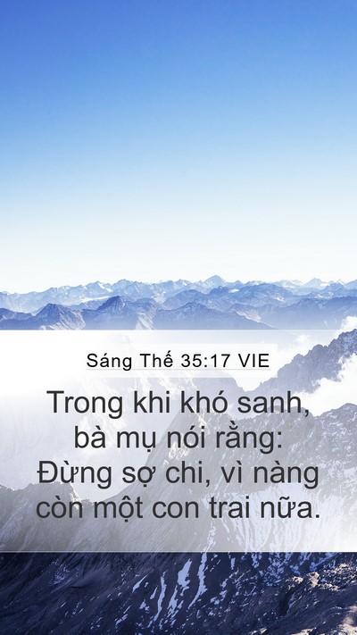Sáng Thế 35:17 VIE Bible Verse Image