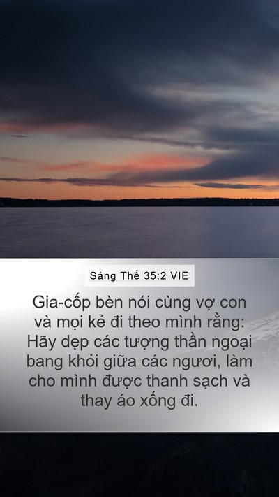 Sáng Thế 35:2 VIE Bible Verse Image