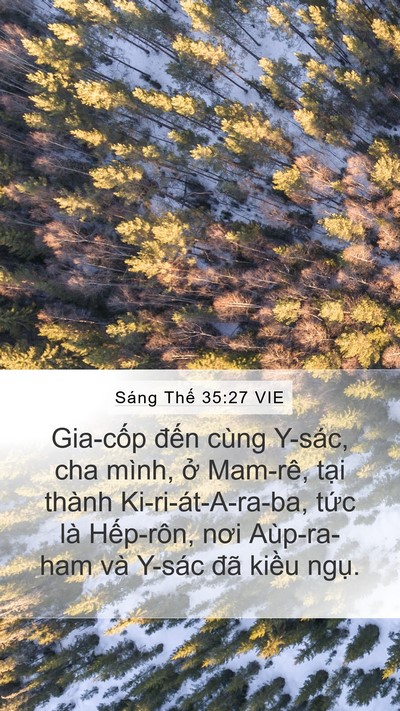 Sáng Thế 35:27 VIE Bible Verse Image