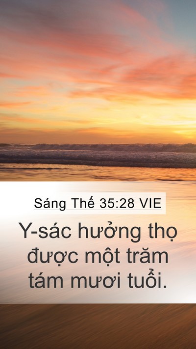 Sáng Thế 35:28 VIE Bible Verse Image