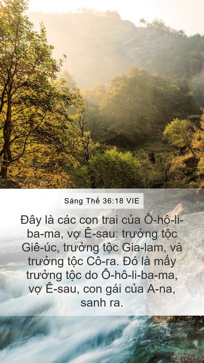 Sáng Thế 36:18 VIE Bible Verse Image