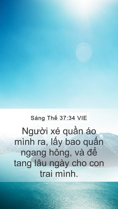 Sáng Thế 37:34 VIE Bible Verse Image