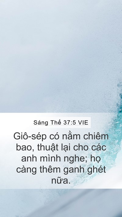 Sáng Thế 37:5 VIE Bible Verse Image