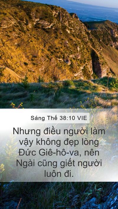 Sáng Thế 38:10 VIE Bible Verse Image