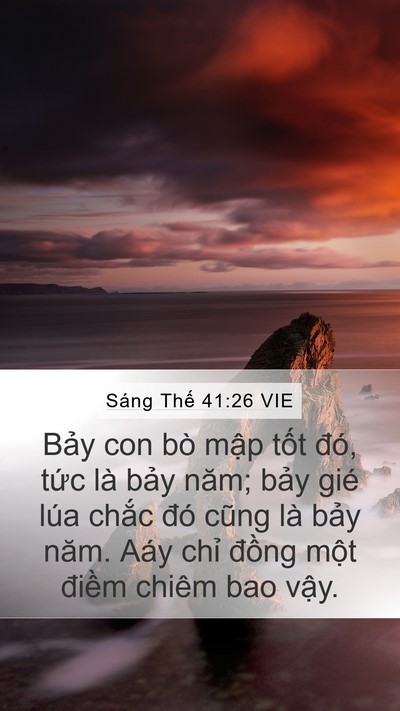 Sáng Thế 41:26 VIE Bible Verse Image