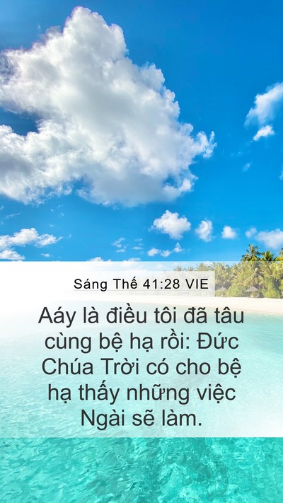Sáng Thế 41:28 VIE Bible Verse Image