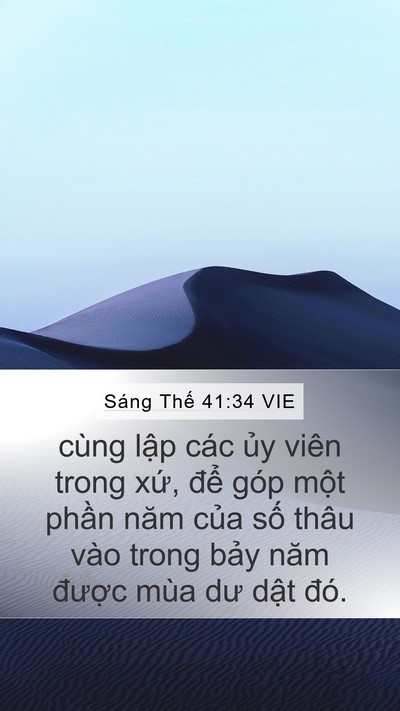 Sáng Thế 41:34 VIE Bible Verse Image
