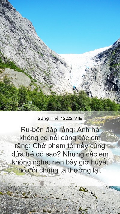 Sáng Thế 42:22 VIE Bible Verse Image