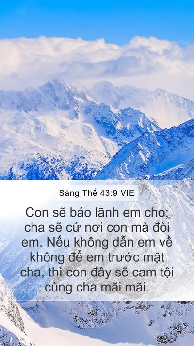 Sáng Thế 43:9 VIE Bible Verse Image