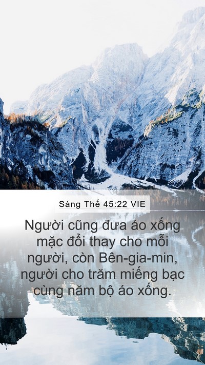 Sáng Thế 45:22 VIE Bible Verse Image