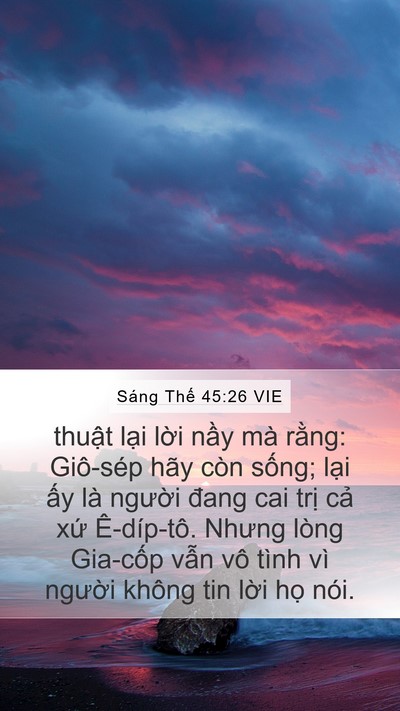 Sáng Thế 45:26 VIE Bible Verse Image