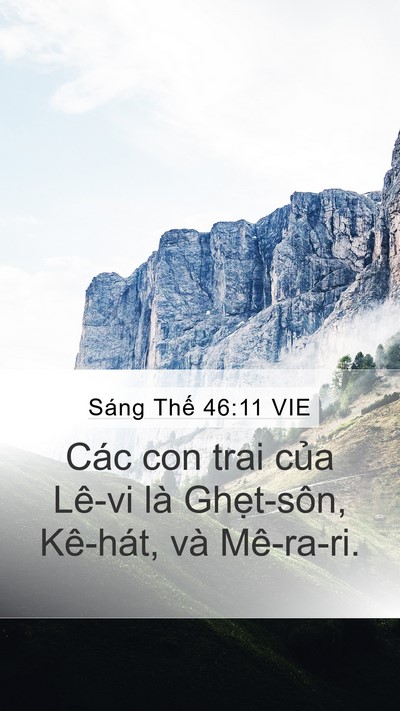 Sáng Thế 46:11 VIE Bible Verse Image