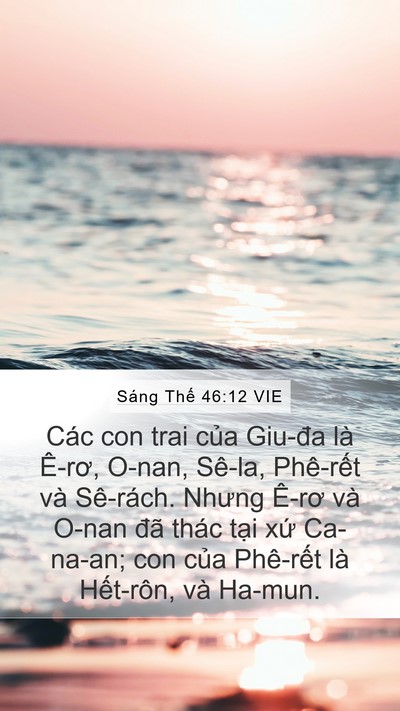 Sáng Thế 46:12 VIE Bible Verse Image