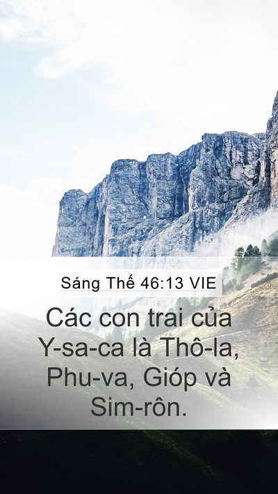 Sáng Thế 46:13 VIE Bible Verse Image