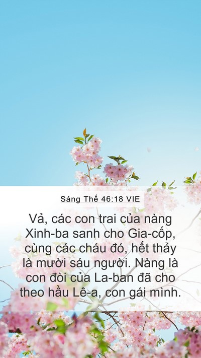 Sáng Thế 46:18 VIE Bible Verse Image